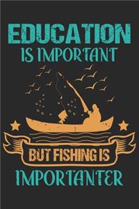 Education is important but fishing is importanter