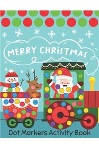 Dot Markers Activity Book Merry Christmas