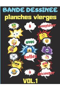 Bande dessinée planches vierges