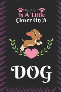 Heaven Is A Little Closer On A DOG