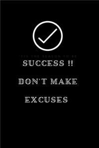 The Notebook of SUCCESS 2020 !! Don't make exuses