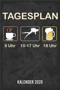 Tagesplan Tauchen Kalender 2020