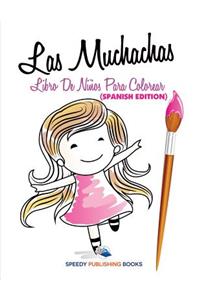 Muchachas Libro De Niños Para Colorear (Spanish Edition)