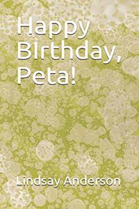 Happy BIrthday, Peta!