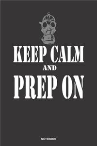 KEEP CALM and PREP ON notebook