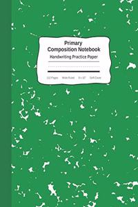 Primary Composition Notebook Handwriting Practice Paper
