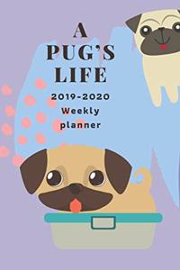 A Pug's Life, 2019-2020 Weekly Planner