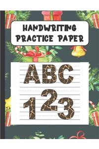 Handwriting Practice Paper ABC