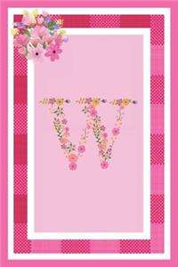 W - Monogram Journal