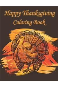 Happy Thanksgiving Coloring Book