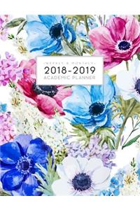2018-2019 Weekly and Monthly Academic Planner