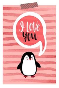 I Love You: Holiday Gift Notebook Journal for Women, Men, Boyfriends and Girlfriends