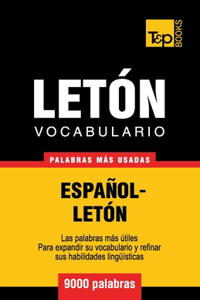 Vocabulario español-letón - 9000 palabras más usadas