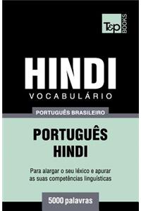 Vocabulário Português Brasileiro-Hindi - 5000 palavras