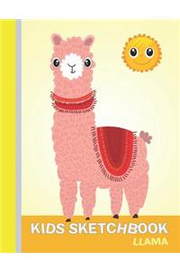 Kids Sketchbook Llama