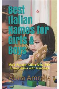 Best Italian Names for Girls & Boys