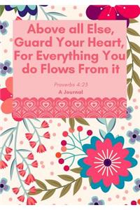 Above All Else, Guard Your Heart, for Everything You Do Flows from It