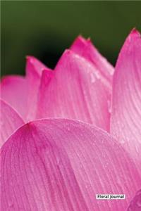 Floral Journal - Lotus - (Unruled)