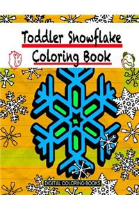 Toddler Snowflake Coloring Book