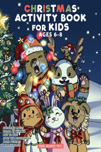 Christmas Activity Book for Kids Ages 6-8