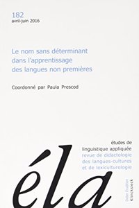 Etudes de Linguistique Appliquee - N2/2016