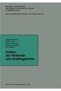Aufbau der Verbände und Arbeitsgerichte