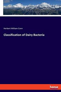 Classification of Dairy Bacteria