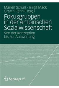 Fokusgruppen in Der Empirischen Sozialwissenschaft