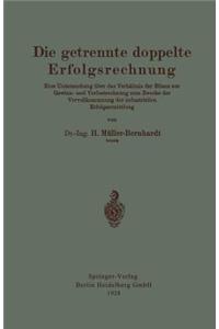 Die Getrennte Doppelte Erfolgsrechnung