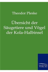 Übersicht der Säugetiere und Vögel der Kola-Halbinsel