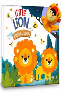 Hello Friend Books Finger Puppet Board Book: Little Lion- Story Board Book with Finger Puppet for Children