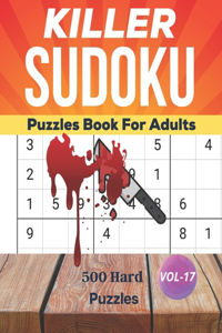 Killer Sudoku Puzzles Book For Adults