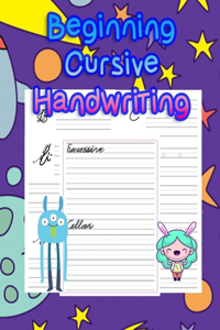 Beginning Cursive Handwriting