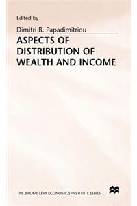 Aspects of Distribution of Wealth + Income