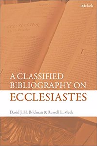 Classified Bibliography on Ecclesiastes