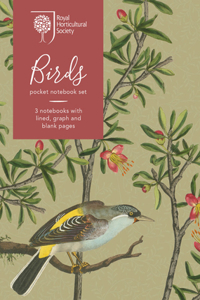 Rhs Birds Pocket Notebook Set