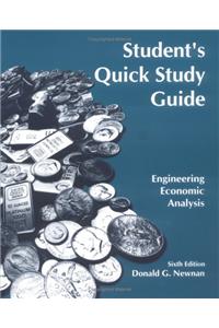 Engineering Economic Analysis: Student Pack 2: Study Guide and Diskette