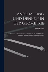 Anschauung Und Denken in Der Geometrie