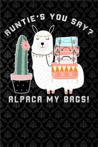 Auntie's You Say Alpaca My Bags