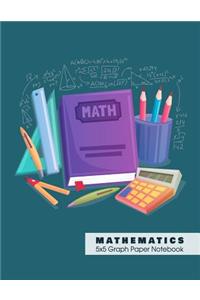 MATHEMATICS 5x5 Graph Paper Notebook
