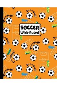 Soccer Wide Ruled