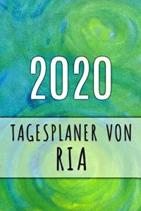 2020 Tagesplaner von Ria