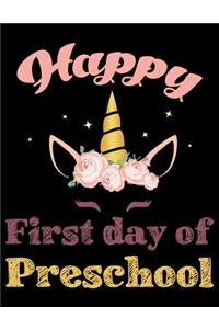 Happy First day of Preschool