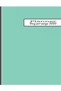 Day per page planner 2020