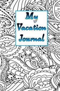 My Vacation Journal: Optical Illusion vacation journal for kids, 6 x 9 with 200 blank lined pages to write in and make vacation memories.