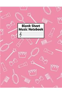 Blank Sheet Music Notebook