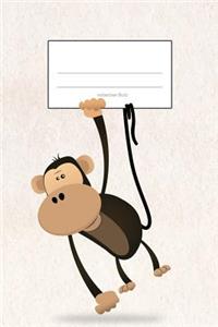 notierchen Notizbuch / Tagebuch Schimpanse