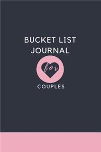 Bucket List Journal For Couples