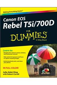 Canon Eos Rebel T5i/700D for Dummies