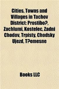 Cities, Towns and Villages in Tachov District